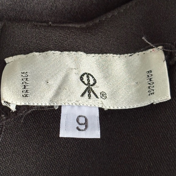 1980's Rampage Totally 80s Mini Prom Or Cocktail Velvet Little Black Dress - Picture 3 of 9